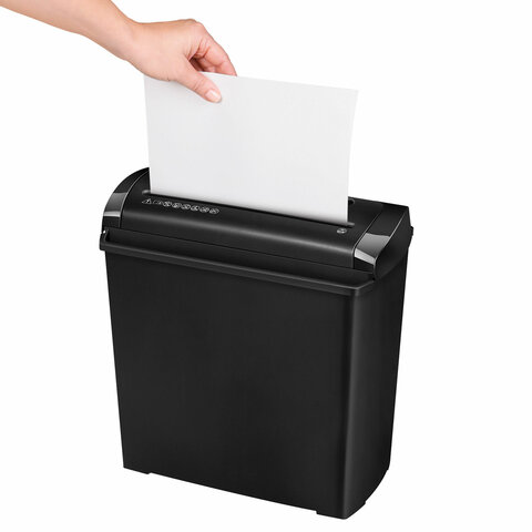 Уничтожитель (шредер) FELLOWES POWERSHRED P-25S, 1 уровень секретности, полоски 7 мм, 5 л., 11 л, FS-47010