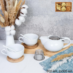 Чайный набор 7 предметов / EDC-691 /уп 8/ 250 мл 550 мл