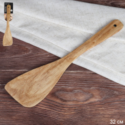 Лопатка кулинарная бамбуковая 32 см / Y-110 /уп 300/