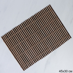 Салфетка для стола Бамбук 30х45 см / BBD42 /уп 63/ темно-коричневая