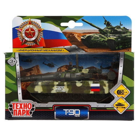 Машина металлическая коллекционная ВОЕННАЯ ТЕХНИКА ассорти, длина 12-15 см, инерционная, ТЕХНОПАРК