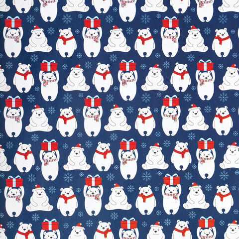 Бумага упаковочная новогодняя НАБОР 3 шт., "Snow Fun", 70х100 см, 3 дизайна, ЗОЛОТАЯ СКАЗКА, 592060