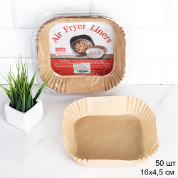 Формы пергаментные для аэрогриля / Квадрат 16х4,5 см,набор 50 шт / FB-16-50-269 /уп 120/