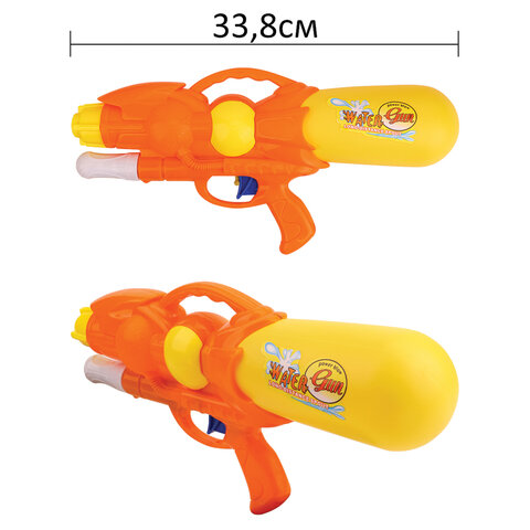 Водный пистолет "Летние забавы", 34,4х19,1х7,8 см, АССОРТИ, РК, ИК-1188, ВВ4383