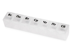 Таблетница «One week», Цвет прозрачный