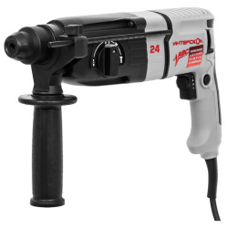 Перфоратор сетевой, 720 Вт, 1240 об/мин, 5080 ударов/мин, патрон SDS+, ИНТЕРСКОЛ П-24/700АВС, 160.1.4.40