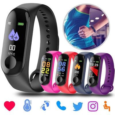 Фитнес-браслет M3 Plus Smart Bracelet Черный