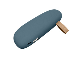 Внешний аккумулятор в форме камня «Stone», 2600 mAh, Цвет темно-синий