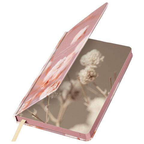 Ежедневник датированный 2026 А5 138x213 мм, BRAUBERG "Vista", под кожу твердый, "Tenderness", 117455