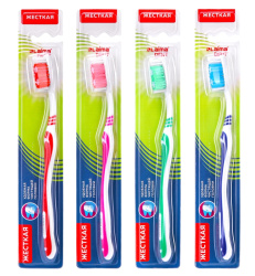 Зубная щетка жесткая, LAIMA DENT WHITENING, 609688