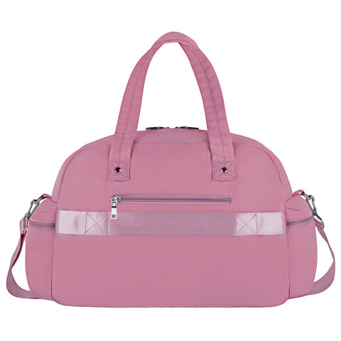 Сумка дорожная HEIKKI HANDY (ХЕЙКИ), карман на молнии, багажная лента, пыльная роза, 43х16х30 см, 273872