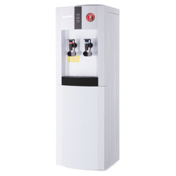 Кулер для воды AQUA WORK 16-LR, напольный, НАГРЕВ/ОХЛАЖДЕНИЕ КОМПРЕССОРНОЕ, 2 крана, белый, 25873