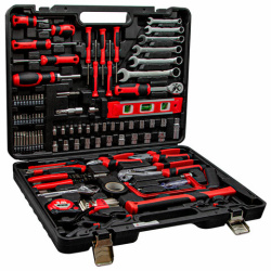 Набор инструментов универсальный, 159 предметов, пластиковый кейс, RABBITEX, 671340