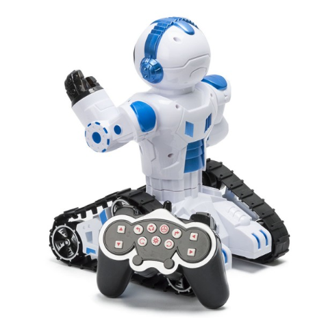 Радиоуправляемый гусеничный  робот RC Robot Warrior (стреляет присосками/ездит/звук/свет)