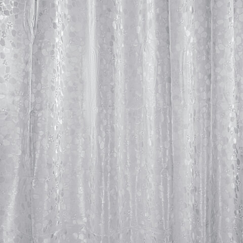 Шторка для ванной EVA, 180х200 см, кольца в комплекте, СЕРАЯ ЛЕДЯНАЯ СВЕЖЕСТЬ, PRIMILA (ПРИМИЛА), 700101