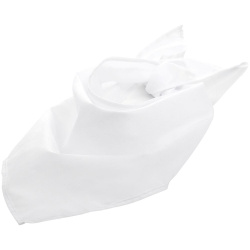 Шейный платок Bandana, белый, 62х62х86 см