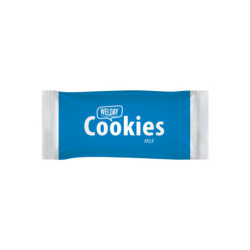 Печенье хрустящее в индивидуальной упаковке WELDAY "Сливочное", 100 штук в офис-боксе, 624096