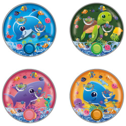 Водная игра ПОДВОДНЫЙ МИР, 10х10 см, колечки, ассорти, 4 вида, JOLLY JOT (ДЖОЛЛИ ДЖОТ), 665995