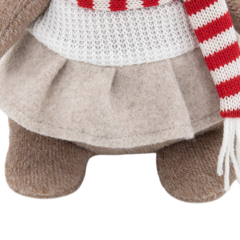 Украшение новогоднее интерьерное 40 см "Веселый оленёнок", полиэстер, ЗОЛОТАЯ СКАЗКА, 592508