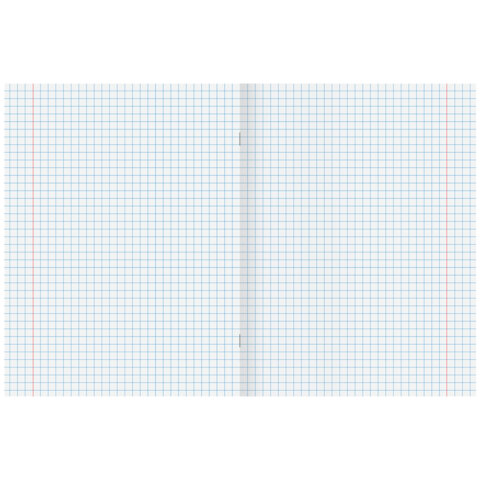 Тетрадь А5, 96 л., STAFF, скоба, клетка, офсет №2 ЭКОНОМ, обложка картон, Ассорти, 405631