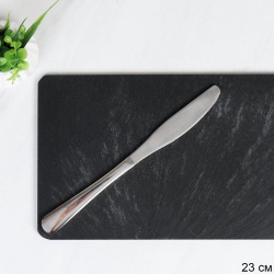Нож столовый 1 штука Серебро Классика / YGH24-101001-SILVER /уп/