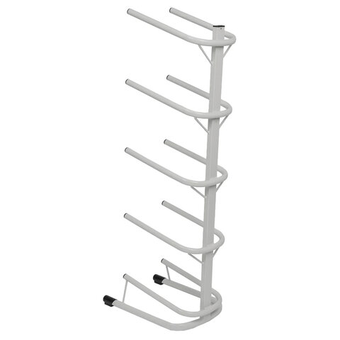 Стойка стеллаж для хранения воды на 5 бутылей по 19 литров, СВ-5, металл, 98840