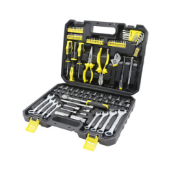 Набор инструментов для автомобиля, 122 предмета, пластиковый кейс, ГРАНДМАСТЕР, 671335