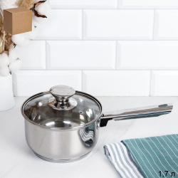 Ковш 1,7 л,Аванта / LB-1106-8B-1,7 /уп 1/ индукция/ Гофрокороб/ KISIGA