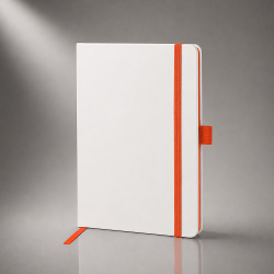 Блокнот A5 «ColorNote White», Цвет белый/оранжевый