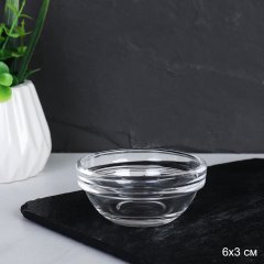 Соусник 6 штук / W155-6 /уп 32/ цена за штуку 25,70 6х3 см