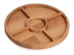 Менажница «Delly», Цвет натуральный коричневый