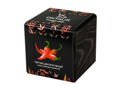 Набор для выращивания «Small village cube «Перчик декоративный», Цвет черный