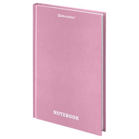 Блокнот А5 134х206 мм, 80 л., твёрдый, клетка, BRAUBERG, МОРАНДИ, 118556