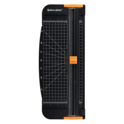 Резак роликовый BRAUBERG SUPER PLUS A4, 12 листов, длина реза 310 мм, линейка для реза, +3 лезвия В ПОДАРОК, 533369
