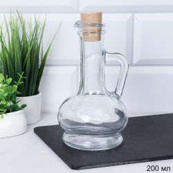 Графин кувшин для жидких специй 200 мл Оливия / 80109SLB /уп.12/