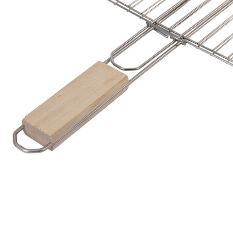 Решетка-гриль универсальная, размер 300х220 мм, глубина 10 мм, никелированное покрытие, РГМ3НЭ