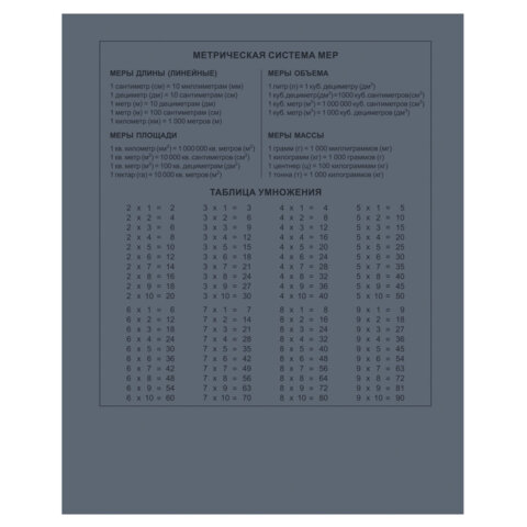 Тетрадь 12л. HATBER Premium, клетка, обл картон, плотная бумага 80г/м, NEWtone Серый агат, 089684, 12Т5A1_05060