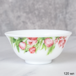 Соусник120 мл 90 мм/ FW40XN-(7259) /уп 3/72/ Тюльпаны 734577