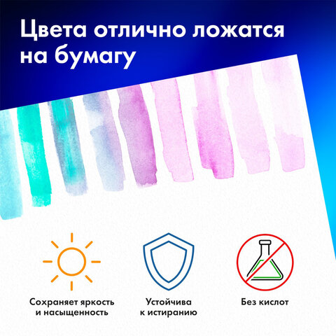 Бумага для акварели А4 в папке, 15 листов, 300 г/м2, среднее зерно, BRAUBERG ART CLASSIC, 116353