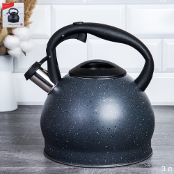 Чайник 3,0 л,ручка Бакелит/ KISIGA / KG-438 /уп 12/ 0,76/индукция /трехслойное дно