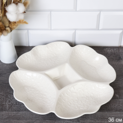 Менажница 4 секции 36 см / RT-733 /уп 14/