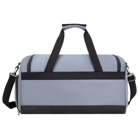 Сумка спортивная HEIKKI MOVE RENOWNED (ХЕЙКИ), отделение для обуви, серая, 28x51x26 см, 273910