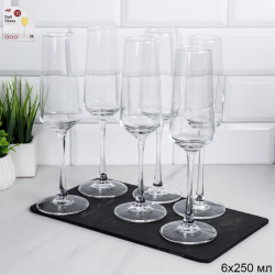 Бокал 250 мл / EJ6323 /уп 8/ для шампанского