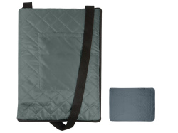 Плед для пикника «Ridge» 115 х 140 см, Цвет серый