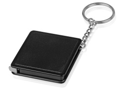 Брелок-рулетка «Дюйм», 1м, Размер 1м, Цвет черный/серебристый