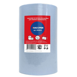 Протирочный нетканый материал HACCPER W 80 Extra Strong Blue, 400листов, 32х30см, 56гр/м2, ш/к19584, 930800