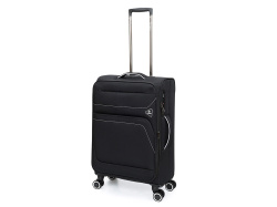 Чемодан «НЕРО», 63 л, Размер M, Цвет черный