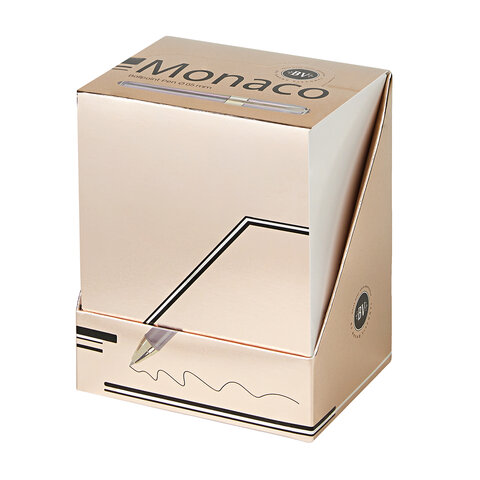 Ручка шариковая BRUNO VISCONTI "MONACO PEARL", СИНЯЯ, лавандовый корпус, линия 0,4 мм, 20-0125/82