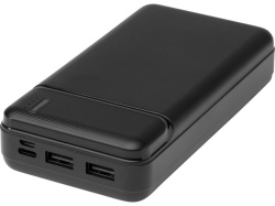 Портативное зарядное устройство «Loop», 20000 mAh, Цвет черный