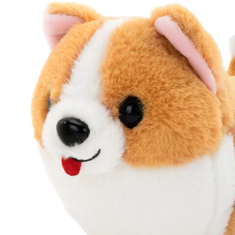 Игрушка мягкая "Корги", 25 см, цвет светло-коричневый, WOOZOO (ВУЗУ), 666780